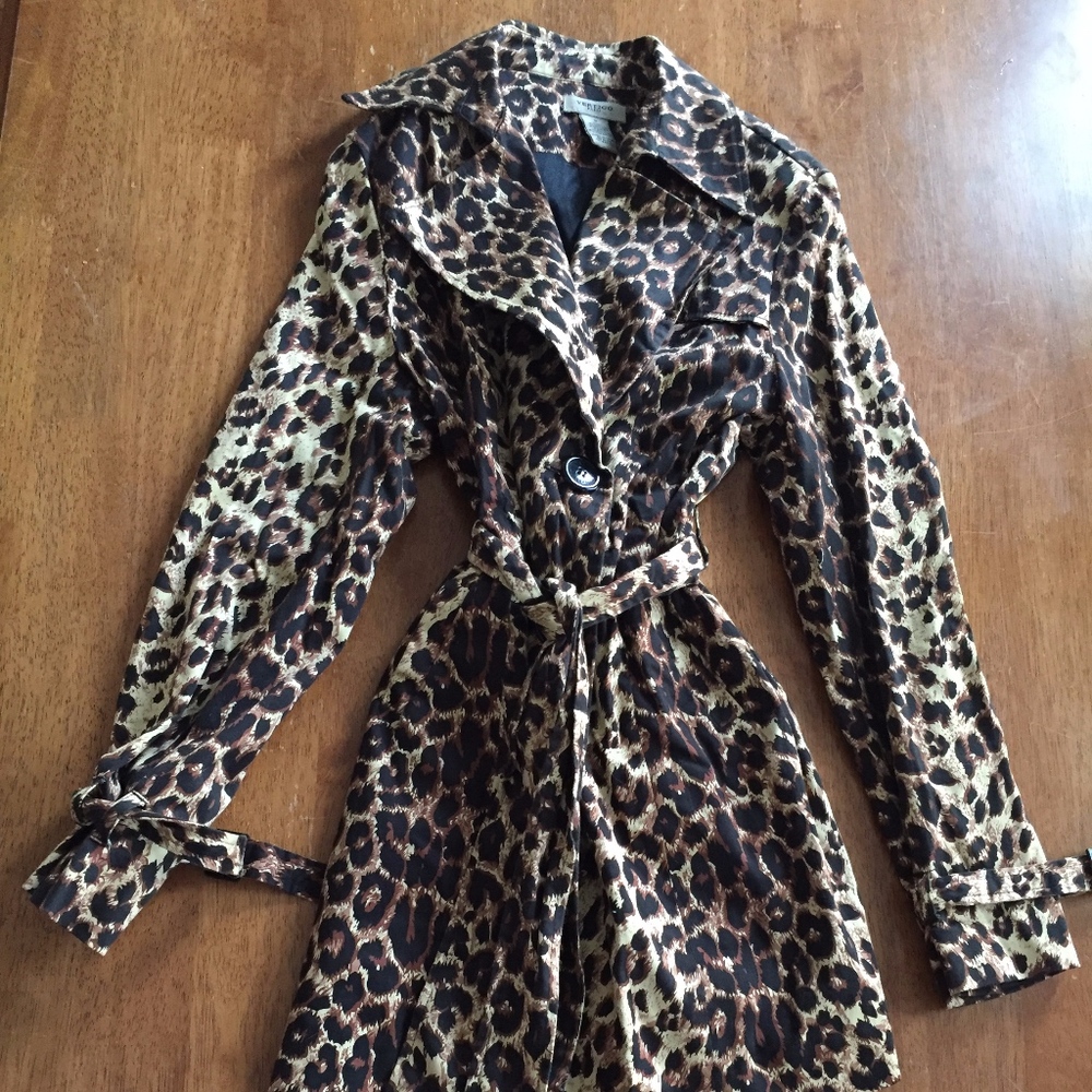 Leopard Vertigo Paris Trench Coat